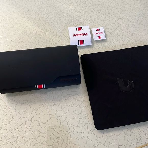 NEW CARRERA AUTHENTIC EYEGLASSES CASE | BLACK HARD | MAGNETIC COVER - Picture 4 of 10